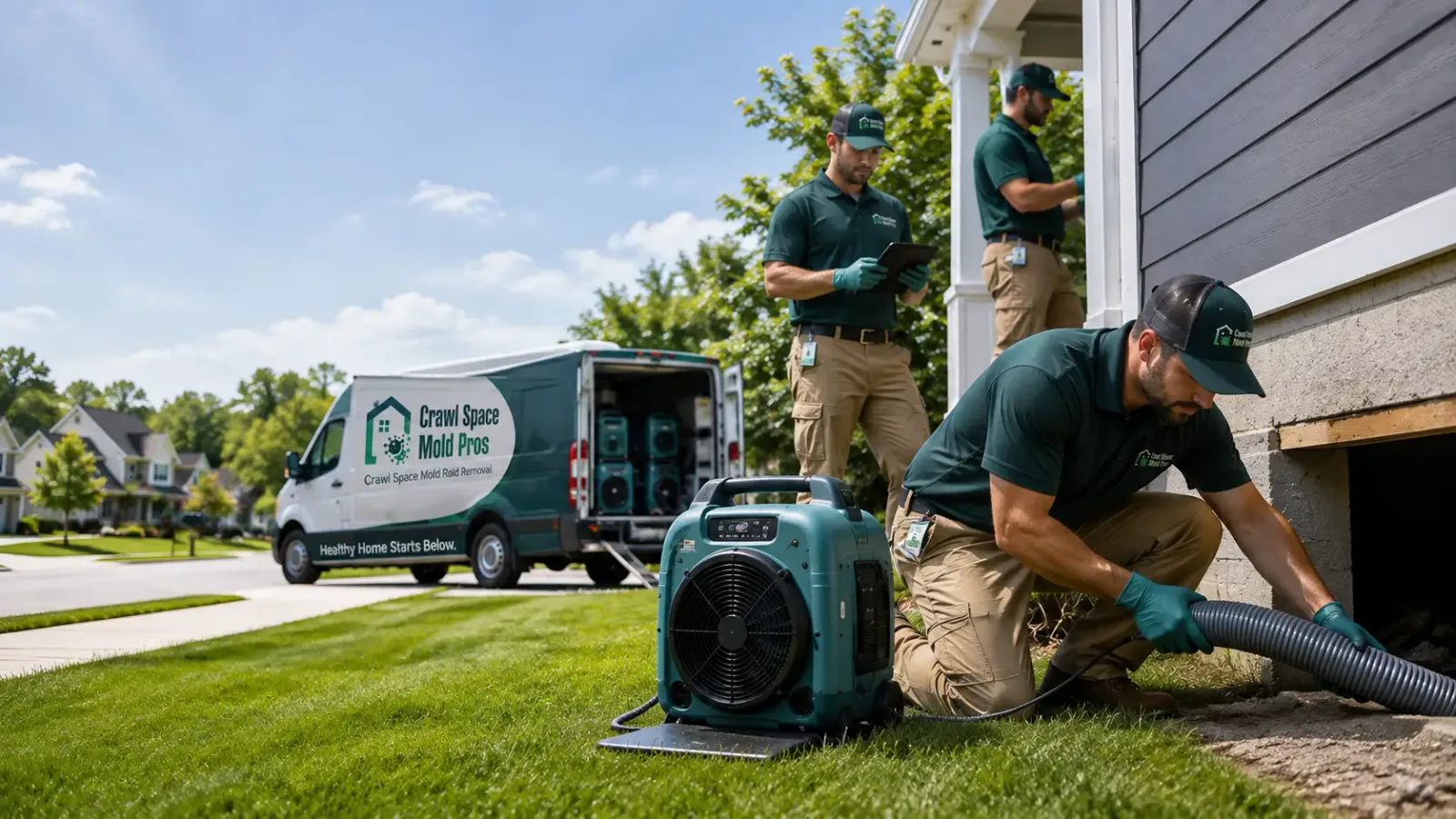 Crawl Space Mold Removal in Dover, IL